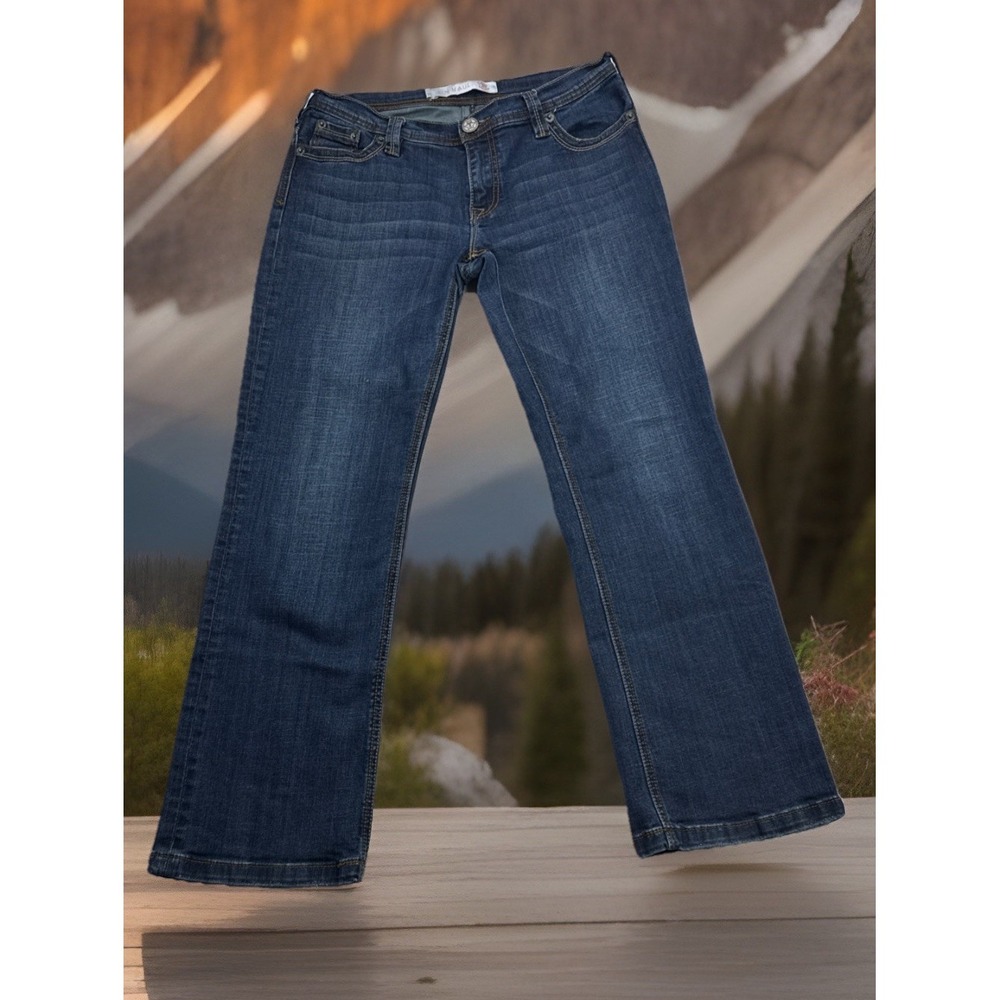 Tin Haul Jeans Womens 30/S Blue Bootcut Western Dark Wash Stretch 10-054-0120